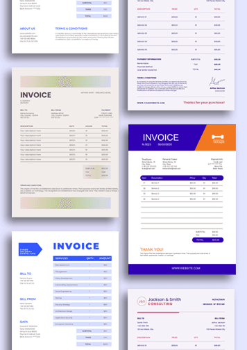 Choose a Receipt Template