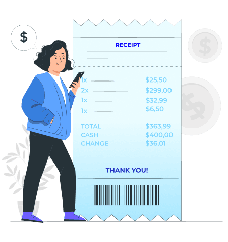 Quick and Easy Receipt Creation
